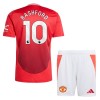 Officiële Voetbalshirt + Korte Broek Manchester United Rashford 10 Thuis 2024-25 - Kids